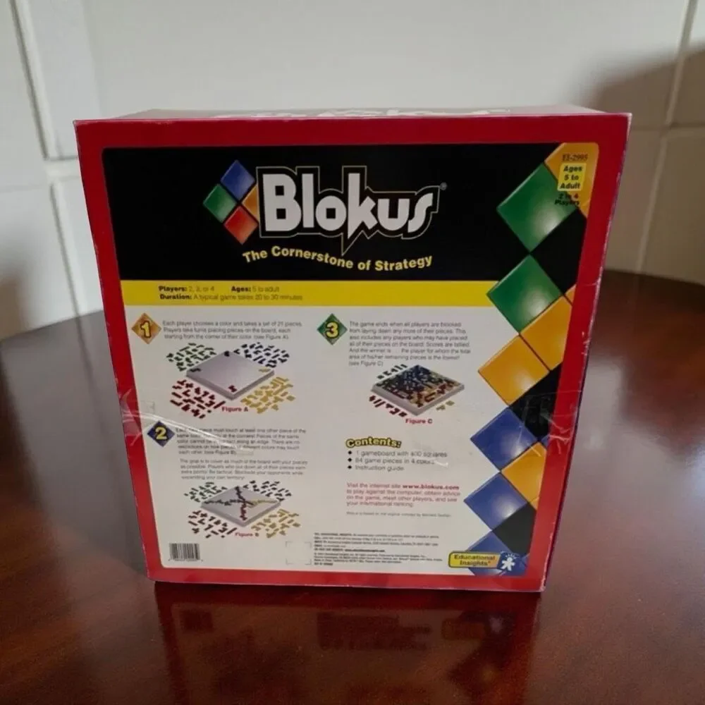 Blokus Game 2005 Educational Insights COMPLETE